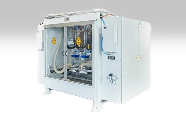 Winder system with laser 