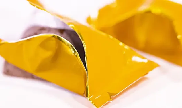 laser scoring for Chocolate packaging 