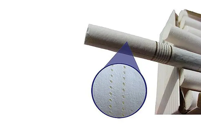 MLT laser perforation of cigarette paper. 