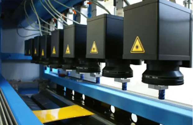 Marking laser system
